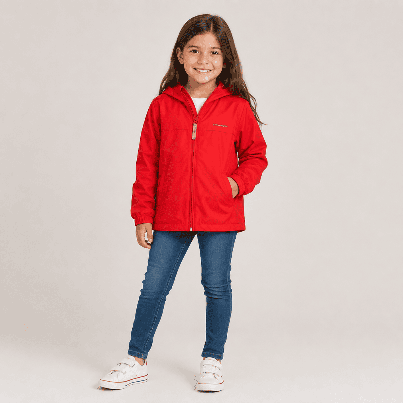 Chaqueta Cortavientos Roja