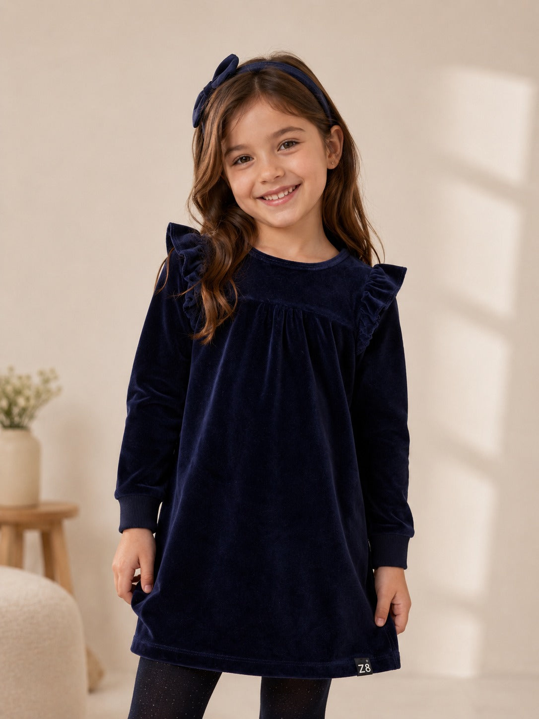 Vestido mangas largas