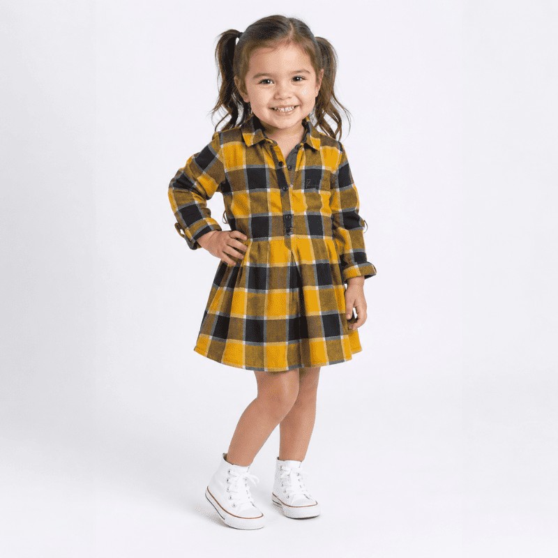 Camisa vestido a cuadros